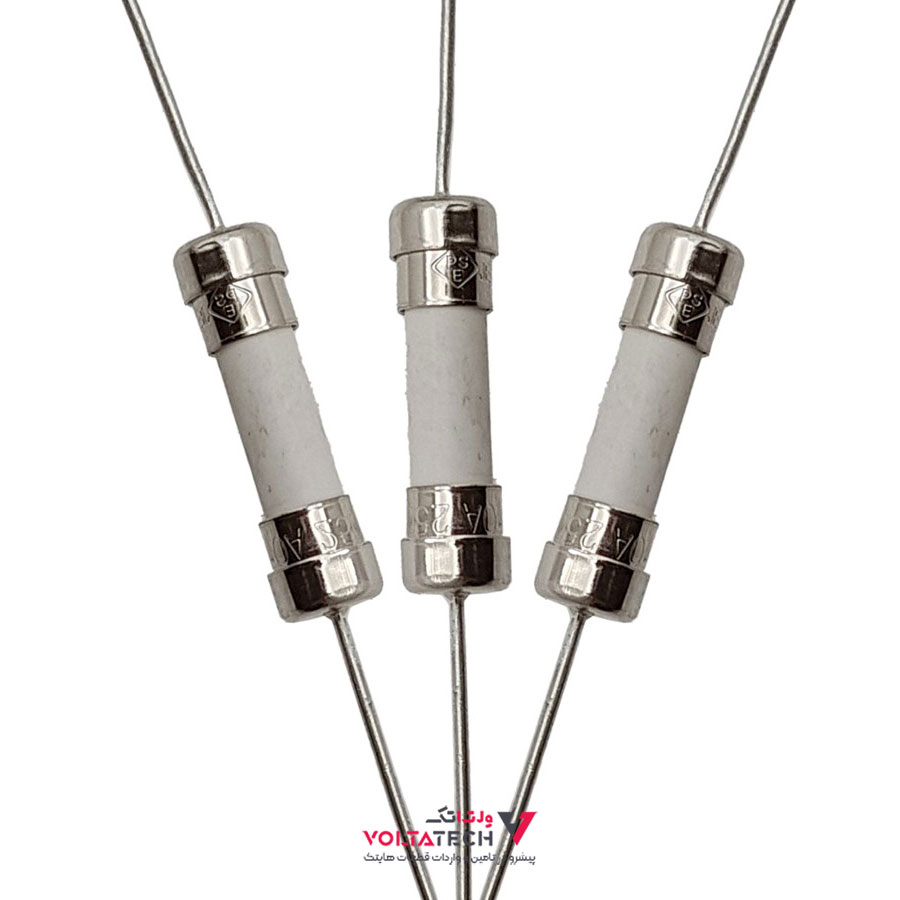 seramiki-fiose فیوز سرامیکی 5x20 پایه دار سریع سوز 15A-420V