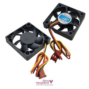 فن بلبرینگی 12V سه سیمه سایز 5x5 برند BI-SONIC مدل BP501012M