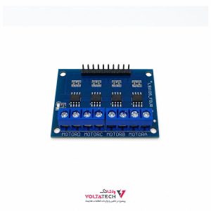 ماژول درایور موتور چهار کاناله H-Bridge برای استپ موتور و موتور DC