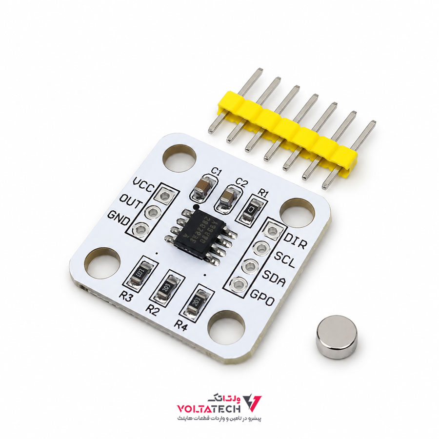 701711 ماژول انکودر مغناطیسی AS5600 Magnetic Encoder