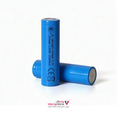 باتری لیتیوم یون 3.7v سایز 18650 ظرفیت 1500mAh برند HONGLI