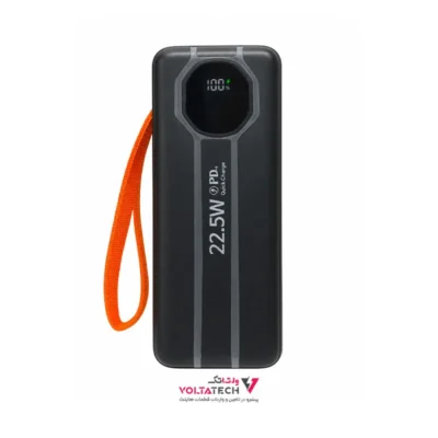 پاوربانک LEVINO 22.5W مدل N-60 با ظرفیت 50000mAh رنگ مشکی