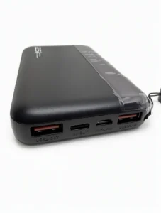 پاوربانک LEVINO 22.5W مدل N-65 با ظرفیت 10000mAh رنگ مشکی